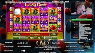 Lucky Rose Gives Big Win At OVO Casino!!