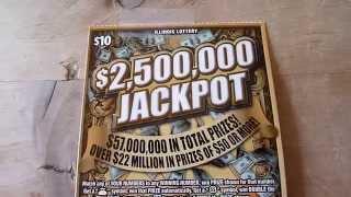 $2,500,000 Jackpot Scratchcard - Instant Lottery Ticket