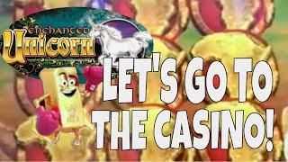 LET'S GET SOME FREE PLAY • ENCHANTED UNICORN • GOLD BONANZA • HERDS OF WINS SLOT MACHINES SAN MANUEL