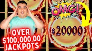 $250 Max Bets & $100,000.00 JACKPOTS On High Limit Slot Machines !