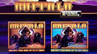 BUFFALO LEGENDS: Buffalo Deluxe Slot Machine Bonus Big Win