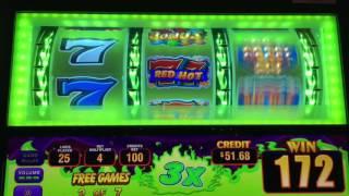 Triple Red Hot 777 Slot Machine ~ BONUS FREE SPINS! ~ BAY MILLS CASINO! • DJ BIZICK'S SLOT CHANNEL