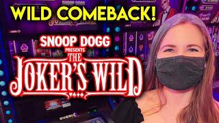 Amazing Run Of BONUSES! Snoop Dog Presents The Joker's Wild! Slot Machine!