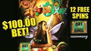 Acorn Pixie Slot - $100. BET! - BUY A BONUS! - Slot Machine Bonus