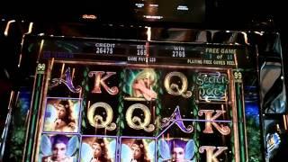 Secrets of the Forest slot machine bonus win at Sands Casino