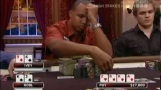 View On Poker - Phil Ivey Senses Weakness And Attacks With Nothing