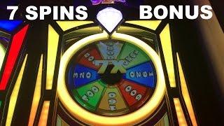 7 Spins Live Play BONUS Wheel round Slot Machine