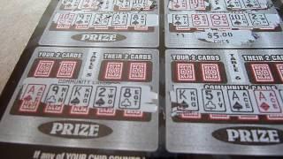 Winning Instant Lottery Ticket - WPT Texas Hold 'Em Scratchcard