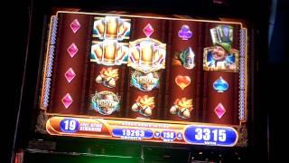 Bier Haus slot bonus win with retrigger at Revel Resort and Casino in AC, NJ