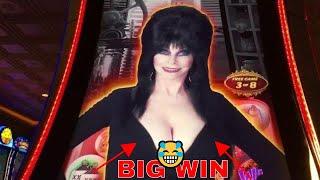 •BIG WIN• Elvira Slot Machine $6 MAX BET Bonus Won ! Live Slot Play w/Bonuses