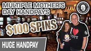 ★ Slots ★ Classic $100 SLOT SPINS! ★ Slots ★ MULTIPLE Mother’s Day HANDPAYS!