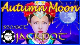 •HIGH LIMIT Dragon Link Autumn Moon HANDPAY JACKPOT •$50 BONUS ROUND Slot Machine Casino