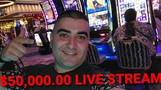 ⋆ Slots ⋆ $50,000.00 High Limit Live Stream ! Let's Hit The GRAND JACKPOT
