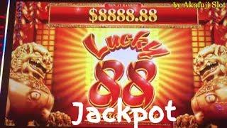 New Lucky 88 Part 2•First JACKPOT on YouTube•Handpay 2c Denom Slot, San Manuel Casino, Akafujislot