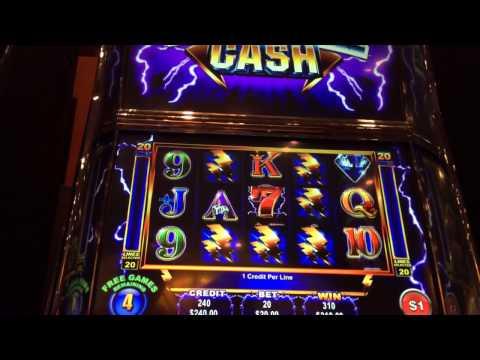 Thunder Cash ALMOST HANDPAY $20 bet high limit slots
