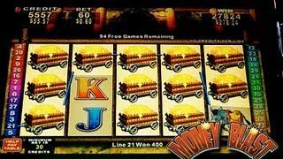 Konami - Money Blast **Over 500X** Win - Slot Machine Bonus