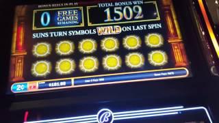 Sun God Slot Bonus - HUGE WIN (2c denom)
