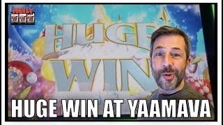 I got a ton of bonuses on the slots at Yaamava Casino!