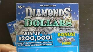 Diamonds & Dollars Brand New , Jersey Scratch Offs & I got my money :-)