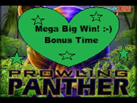 *MEGA BIG WIN* Prowling Panther | Slot Machine Bonus (Last Game)