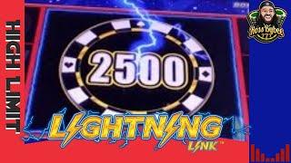 •High Limit Lightning Link High Stakes Jackpot Handpay Bonus Hold and Spin Feature