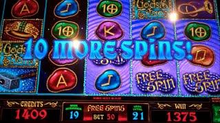 Gods and Titans Slot Machine Bonus + 4 Retriggers - 50 FREE SPINS - NICE WIN (#1)