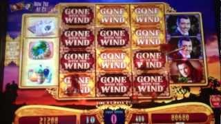 Gone with the Wind slot machine Bonus WIN!