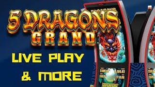 •5 Dragons Grand Live Play •️Dragon Quick Hits and more! Slot Machines