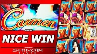 Carmen Slot - Free Spins, Nice Win in Unique WMS title