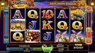 Explosive Reels casino slots - 1,325 win!