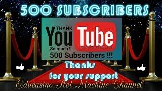 •THANK YOU SO MUCH!! / MUCHAS GRACIAS!!•500 SUBSCRIBERS!!•