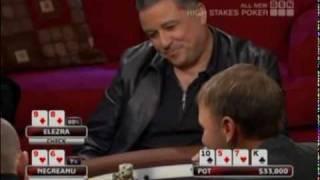 View On Poker - Negreanu Flips A Card By Mistake But Stays Calm Through The Hand