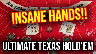 INCREDIBLE FULL HOUSES!!! ULTIMATE TEXAS HOLD'EM!