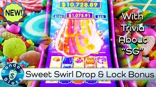 New⋆ Slots ⋆️Sweet Swirl Drop & Lock Slot Machine Bonus
