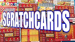 Scratchcards..WIN ALL"REDHOT BINGO"LUCKY NUMBERS".. LOOK WHAT WE GOT from USA and much more