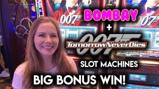 BIG BONUS WIN!! NEW James Bond Tomorrow Never Dies Slot Machine!