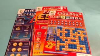 Wow!...Scratchcards..CASH 777...TRIPLE PAYOUT...FAST 500..MILLIONAIRE 7's..LUCKY LINES