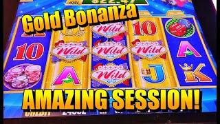 UNBELIEVABLE, PHENOMINAL SESSION ON GOLD BONANZA SLOT! max bet