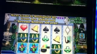 Four Leaf Fortunes Slot Machine Bonus - 20x Spin 4