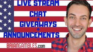 •Live Stream CHAT + Giveaways + BIG Announcements! • Brian Christopher Slots #AD