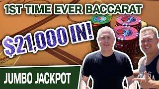 ⋆ Slots ⋆ $21,000 FIRST-TIME EVER High-Limit Baccarat ⋆ Slots ⋆ Bringin’ a RINGER
