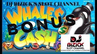 ~$$ BONUS $$~ Whales of Cash Slot Machine ~ FREE WILLY!!!! • DJ BIZICK'S SLOT CHANNEL