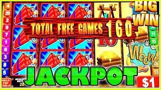 I BEGGED MY WIFE NOT TO SING! JUST WOW 160 FREE SPINS JACKPOT HANDPAY