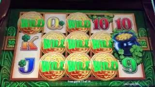 Wild LepreCoins Slot Machine ~ FREE SPIN BONUS! ~ BIG WIN! ~ NICE BONUS! • DJ BIZICK'S SLOT CHANNEL
