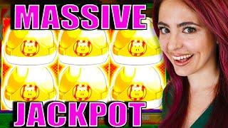 MASSIVE JACKPOT on Huff n Puff! Up to $250/BET!