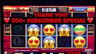 • Massive Handpay Jackpot • High Limit Lightning Link Slot Machine • 300+ Subscriber Special•