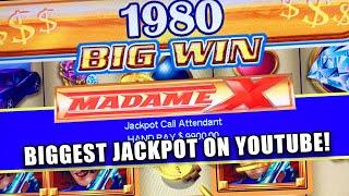 BIGGEST MADAME X HIGH LIMIT JACKPOT ON YOUTUBE! ⋆ Slots ⋆ MASSIVE BONUS LEADS TO A BIG JACKPOT