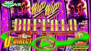 FIRST EVER ON YOUTUBE ⋆ Slots ⋆ WILD WILD BUFFALO IN 360 / #VR LIVE PLAY AT THE CASINO ⋆ Slots ⋆ U-DIRECT THE ACTION