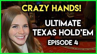 Ultimate Texas Hold'm $2000 Buy In! Some INSANE Hands!! Ep 4