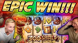 HUGE WIN!!! 300 Shields Exreme BIG WIN - Casino game from Casinodaddy stream
